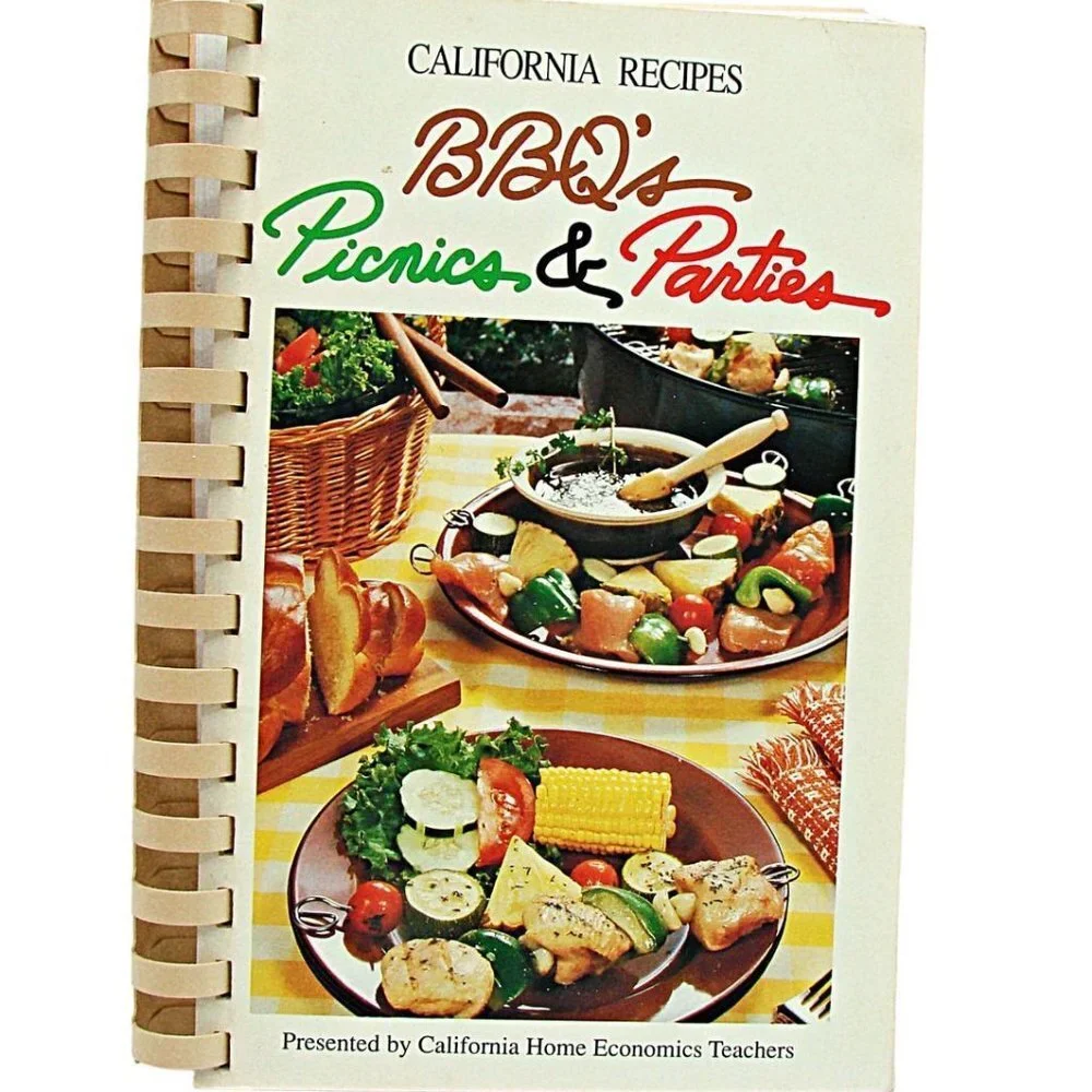Vintage Spiral California Recipes BBQ’s Picnics & Parties Cookbook Cooking 1991 - Picture 2 of 12